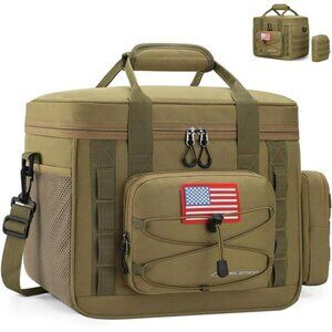 Large tactical lunch box insulated cooler bag leakproof lunch tote for men